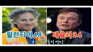 [4/5/월] 테슬라(TSLA)와 팔란티어(PLTR)의 종목 분석 영상