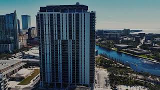 Downtown Tampa Skyline \u0026 Riverwalk on a GORGEOUS Florida Fall Day