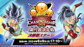 【SDBH公式】スーパードラゴンボールヒーローズ メテオミッションチャンピオンシップ2024 東代表決定戦 決勝戦ステージ