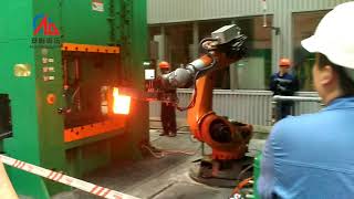 Electric screw forging press, ring forging press line