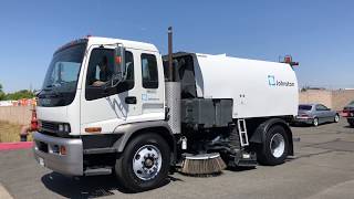 2008 Isuzu Johnston RT655 Regenerative Air Street Sweeper For Sale