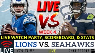 Lions vs. Seahawks Live Streaming Scoreboard, Play-By-Play, Game Audio & Highlights | NFL Week 4
