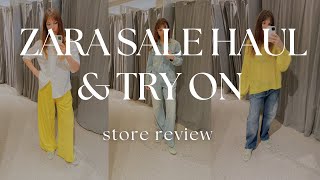 ZARA SALE STORE REVIEW \u0026 TRY ON | SUMMER HAUL