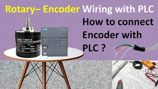 Rotary Encoder Wiring | Rotary Encoder wiring with PLC circuit diagram | @Electricalgenius