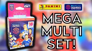 MEGA MULTI SET! | PANINI WOMEN'S SUPER LEAGUE STICKER COLLECTION 2024 | 18 PACKET MULTI SET OPENING!