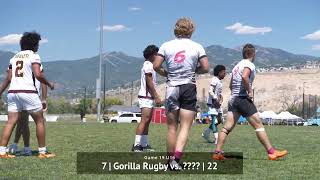Gorilla Rugby vs  NA, U16 Elite, NAI Salt Lake 7's 2023