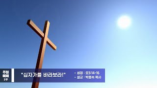 2025.2.16 주일3부예배 / 십자가를 바라보라!