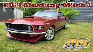 Stack Injected 427ci 1969 Mustang Mach 1 Build at Prestige Motorsports