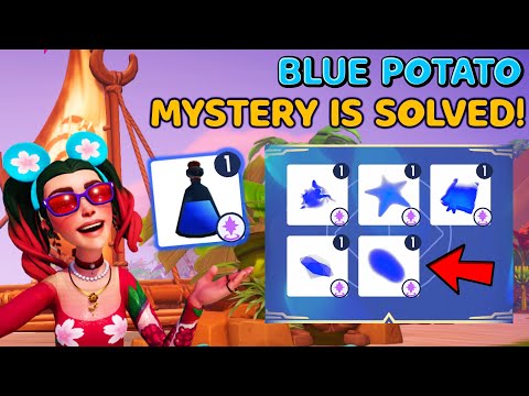 DISNEY Dreamlight Valley. Get Secret Blue Potion NOW! Blue Potato Quest MYSTERY SOLVED.