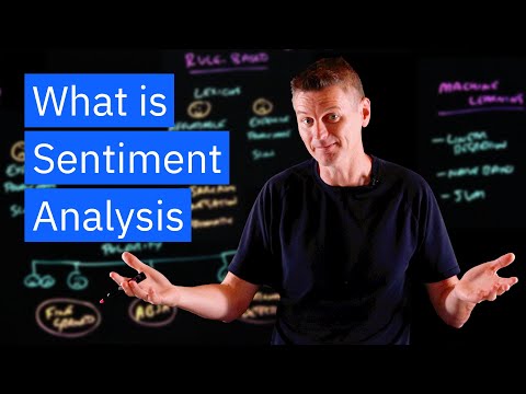 What is sentiment analysis used for?