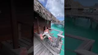 Bora Bora travel transition #ytshorts #short #borabora #travelshorts