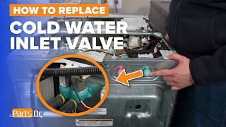 F8E1 or LO FL Errors? Replace the Cold Water Inlet Valve on your Whirlpool Maytag Amana Washer