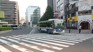 名古屋市交通局市バス三菱ふそう自動車ＮＦ５２０発車します