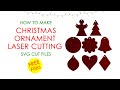 How to make Christmas ornaments in illustrator for SVG cut files