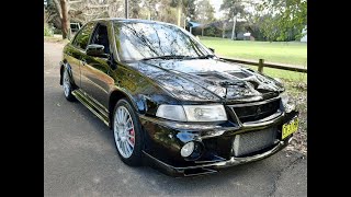 Evo 6 VI Black mint original car with low kms for sale @ www.EdwardLees.com.au