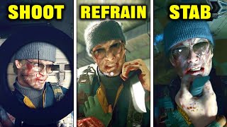 Adler Final Scene (Shoot/Stab/Refrain) All Choices in Call of Duty: Black Ops Cold War