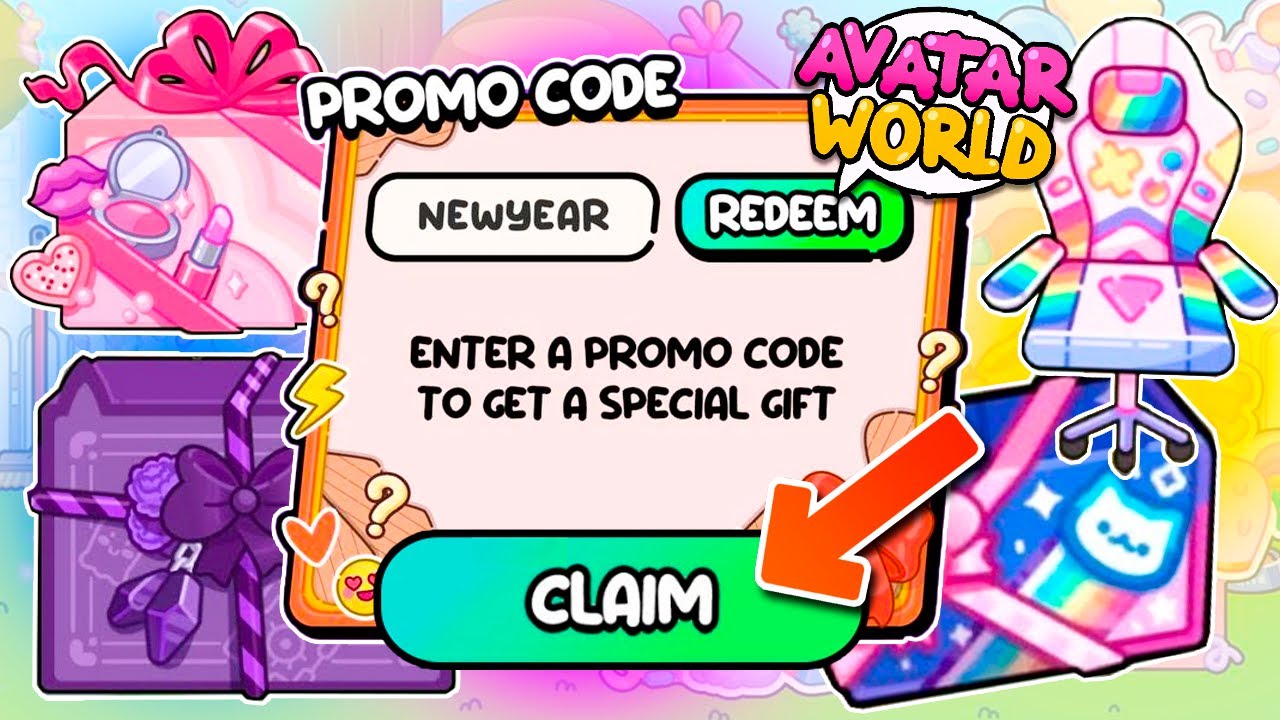 SUPER NEW PROMO CODE FOR ALL PLAYER 🤩 PREMIUM ITEMS IN AVATAR WORLD ...