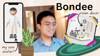 what is Bondee? 🪴👖🪑 creating my own avatar and room decoration (Bondee app review)