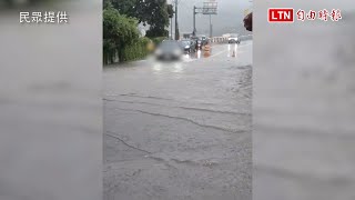 高雄大豪雨仍有19件未退水 數處是昨水退今再淹(民眾提供)