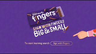 Cadbury Dairy Milk Fingers | Sign with Fingers Big \u0026 Small