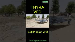 THYRA 7.5HP solar VFD Performance.