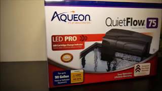 Aqueon Quiet Flow 75 Gallon LED pro Aquarium Power Filter | 5 Stage Filtration | $40.89