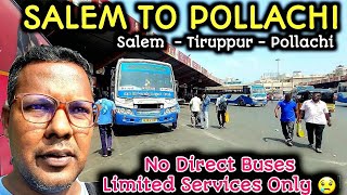 🚍 SALEM  To POLLACHI  TNSTC BUS Travel Vlog || First Time inthis Route || Travel Advisor