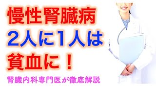 【腎臓内科専門医】慢性腎臓病の貧血＝腎性貧血ではありません