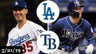 Los Angeles Dodgers vs Tampa Bay Rays - Full Game Highlights | May 21, 2019 | 2019 MLB Season