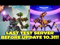 🚨FINAL TEST SERVER Before UPDATE 10.3!!!  - War Robots Livestream 🔥