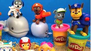 Paw Patrol Road Trip Part 3 - Rescues Whale Air Patroller Paw Patroller Ryder Rubble Chase Marshall