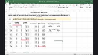 Pricing optimization | Profit maximization and graphing