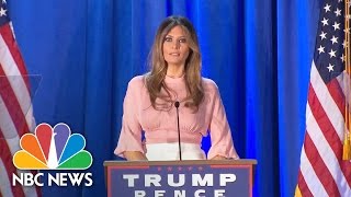Melania Trump Outlines Plan To Tackle Social Media Bullying | NBC News