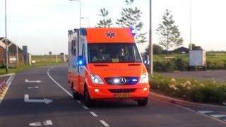 **video 750**A1 SPOEDAMBULANCE 13-194 OP MARKEN NAAR 112-MELDING