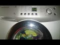 DAEWOO washing machine anti crease and end