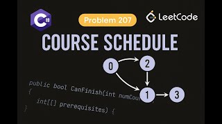 LeetCode 207: Course Schedule | C# Solution | Graph Cycle Detection