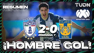 Resumen y goles | Pachuca 2-0 Tigres | Liga Mx Apertura 22 -J7 | TUDN