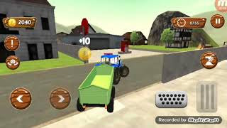 Grand farming technic l Part-1 Tractor Driving game  Level - 8 l android gameplay