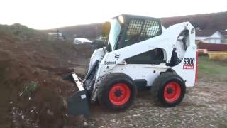 2005 Bobcat S300 Rubber Tire Skid Steer Loader Kubota Turbo Cab Heat Air