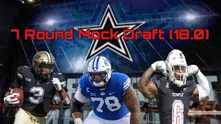 Dallas Cowboys 7 Round 2024 Mock Draft (18.0/Final)