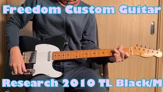 Freedom Custom Guitar Research 2010 Telecaster Type Black / Maple