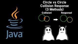 Circle vs Circle collision response (three methods)