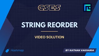 String Reorder Video Solution | CSES Problemset | Introductory Problems