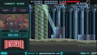 Earnest Evans by Mike Uyama in 9:48 - AGDQ 2018 - Part 92