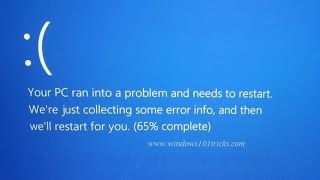 Fix 'Your PC Ran Into a Problem and Needs To Restart' problem in Windows 10