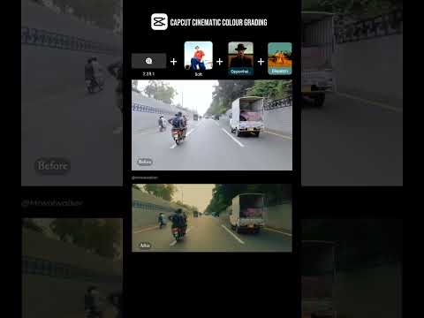 Aplicación de edición de video Cinematic Color Grading CapCut (síguela para obtener más consejos y trucos)#cinematic#capcut