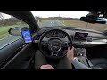 audi s8 apr tuned review pov test drive on autobahn u0026 road by autotopnl