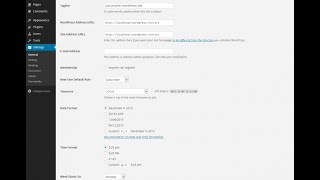 WordPress Settings Part 1 - Basic WP Tutorial