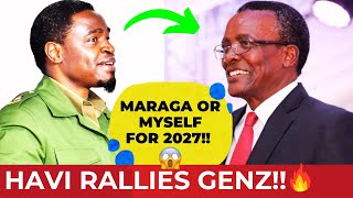 🚨EARTHSHAKING!!🔥💥HAVI WAXES ELOQUENT AS HE DESTROYS KENYA'S POLITICAL CLASS And BACKS MARAGA!!😱🔥💥