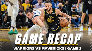 WARRIORS Roll Into Game 1 Victory Over MAVERICKS in Western Conference Finals | CBS Sports HQ